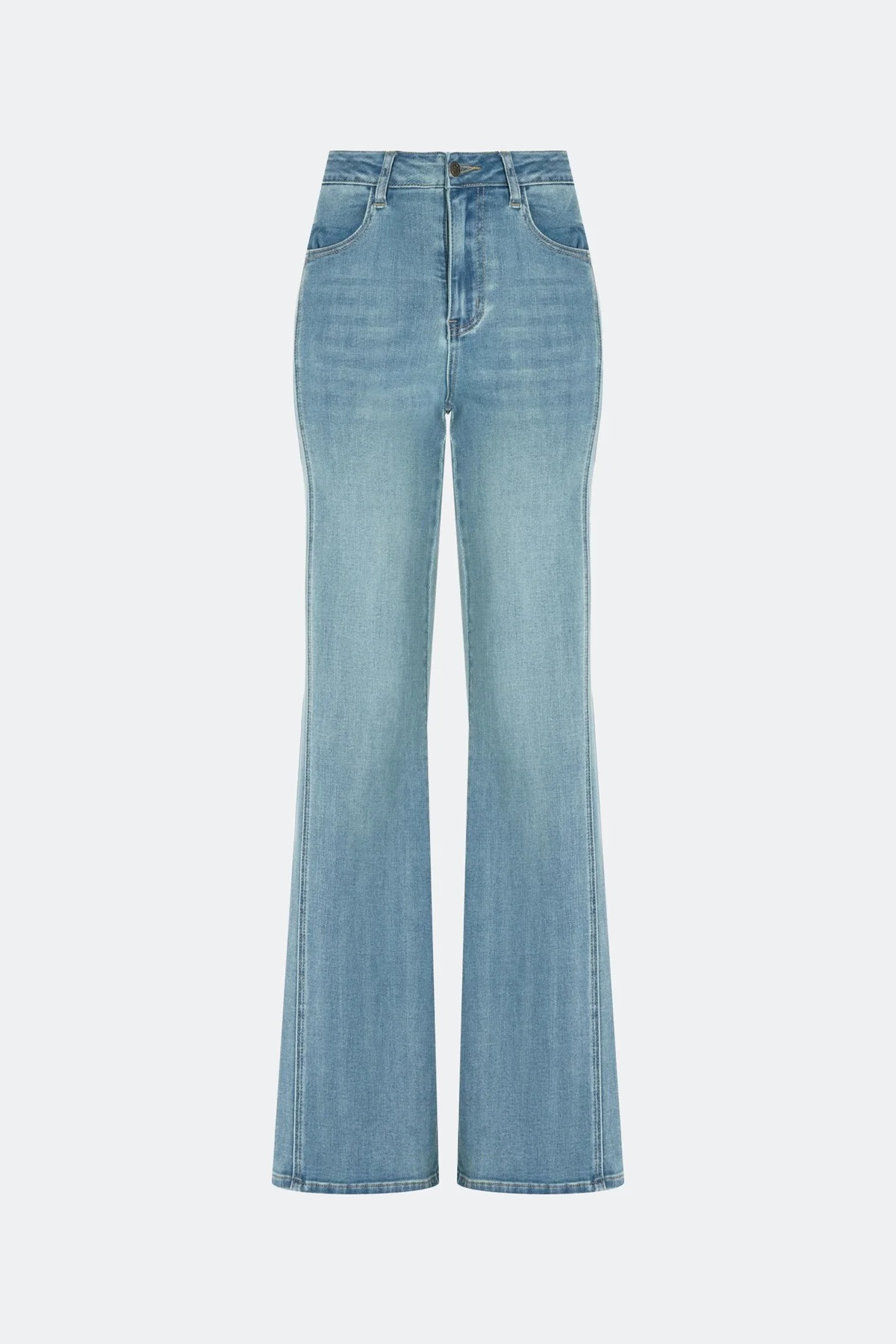 Джинсы Boot cut c деликатной варкой, 40