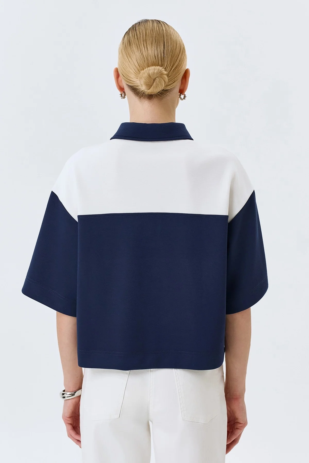 Поло в стиле "color block", 50