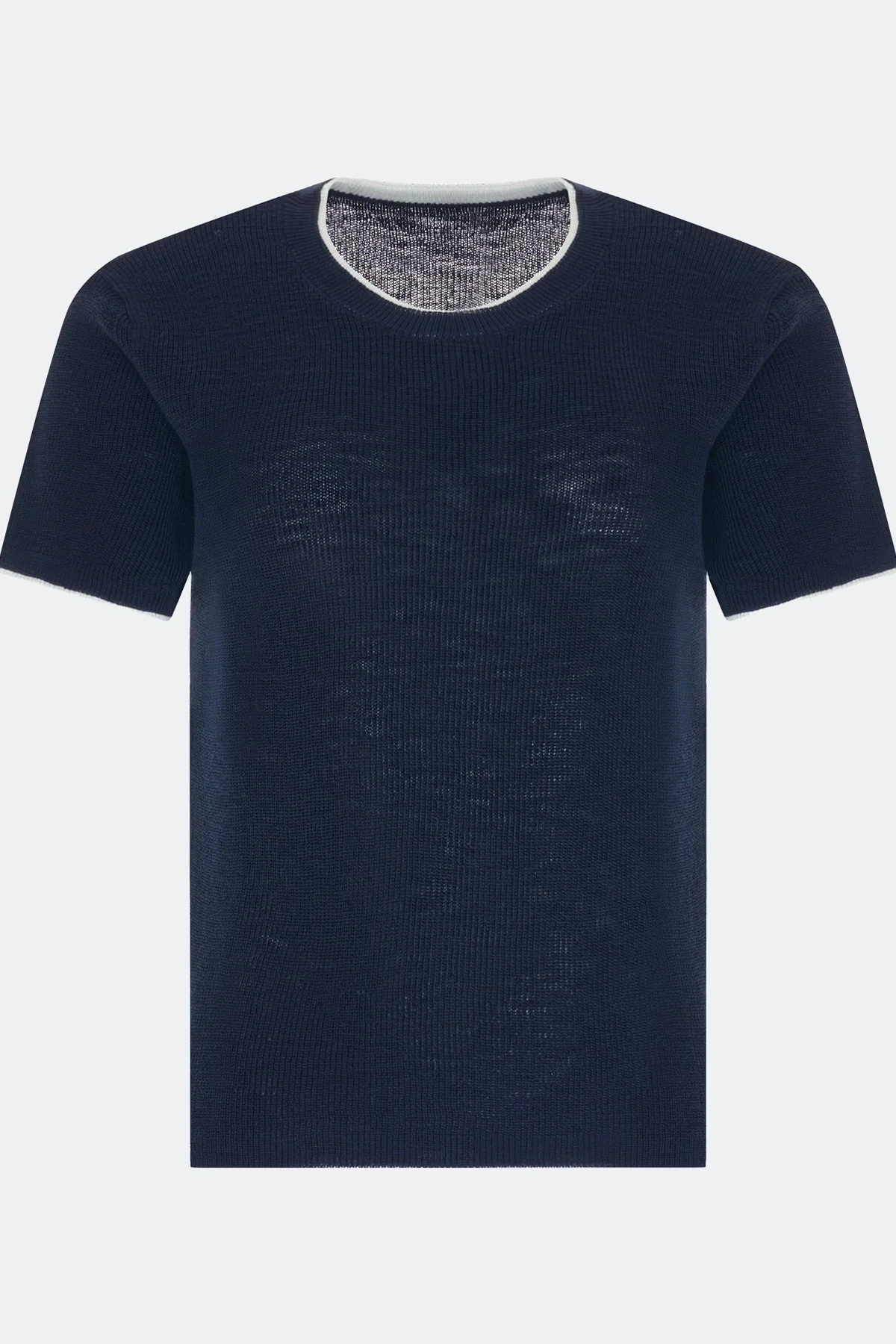 Вязаный джемпер из вискозы прямого силуэта, 44