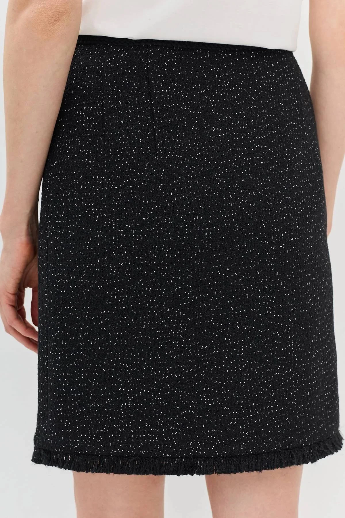 Юбка-мини из твида, 52