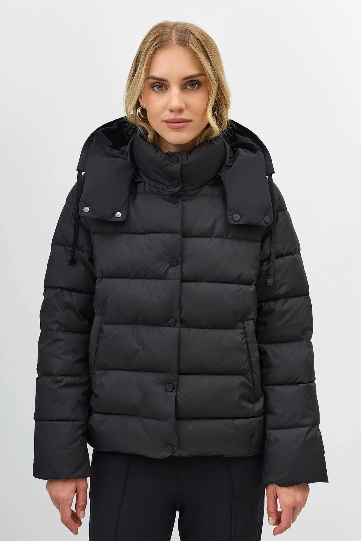 Лимитированная серия двусторонняя куртка с капюшоном и палантин, 44