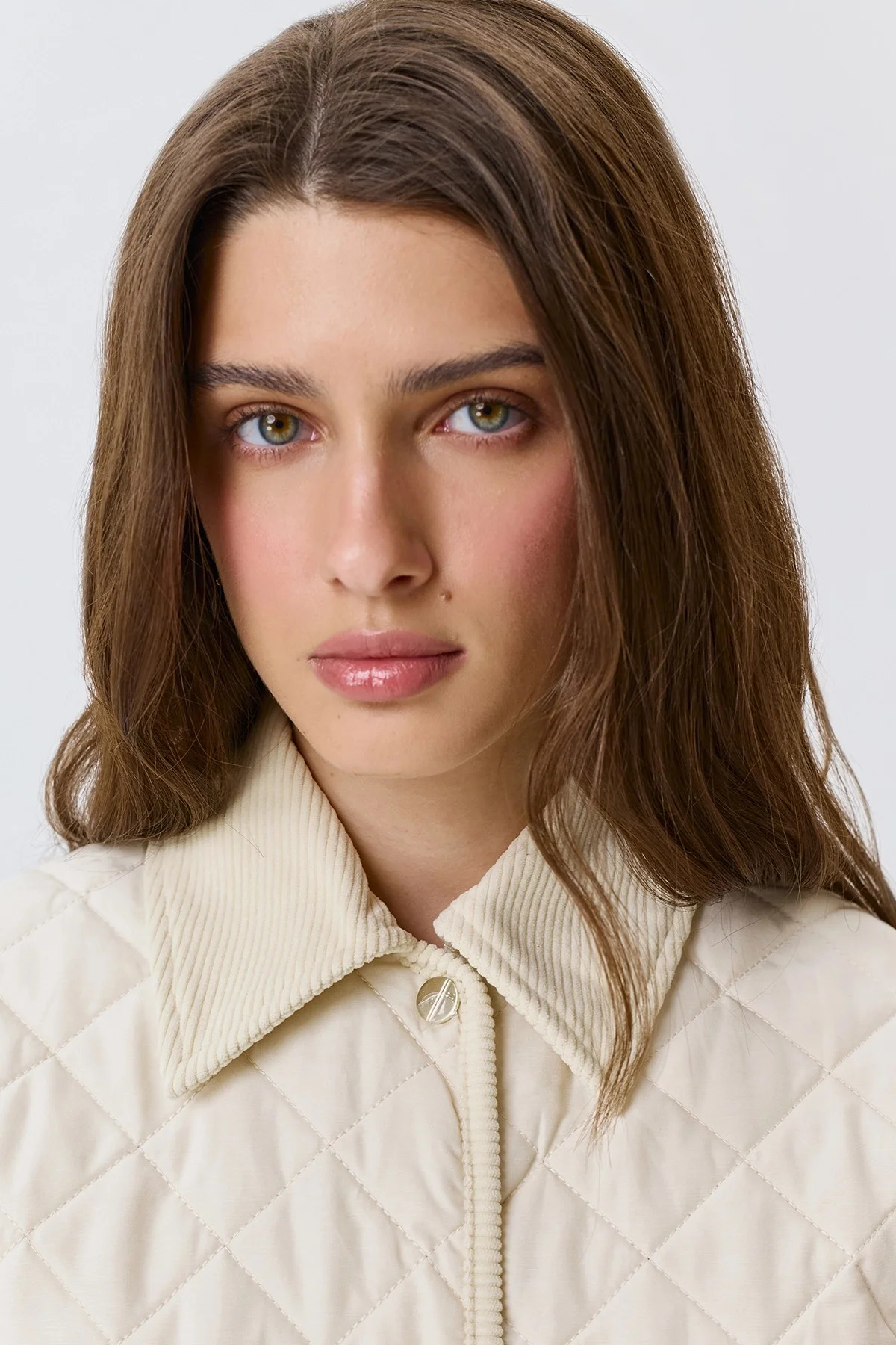 Укороченное пальто из смесового хлопка, 44