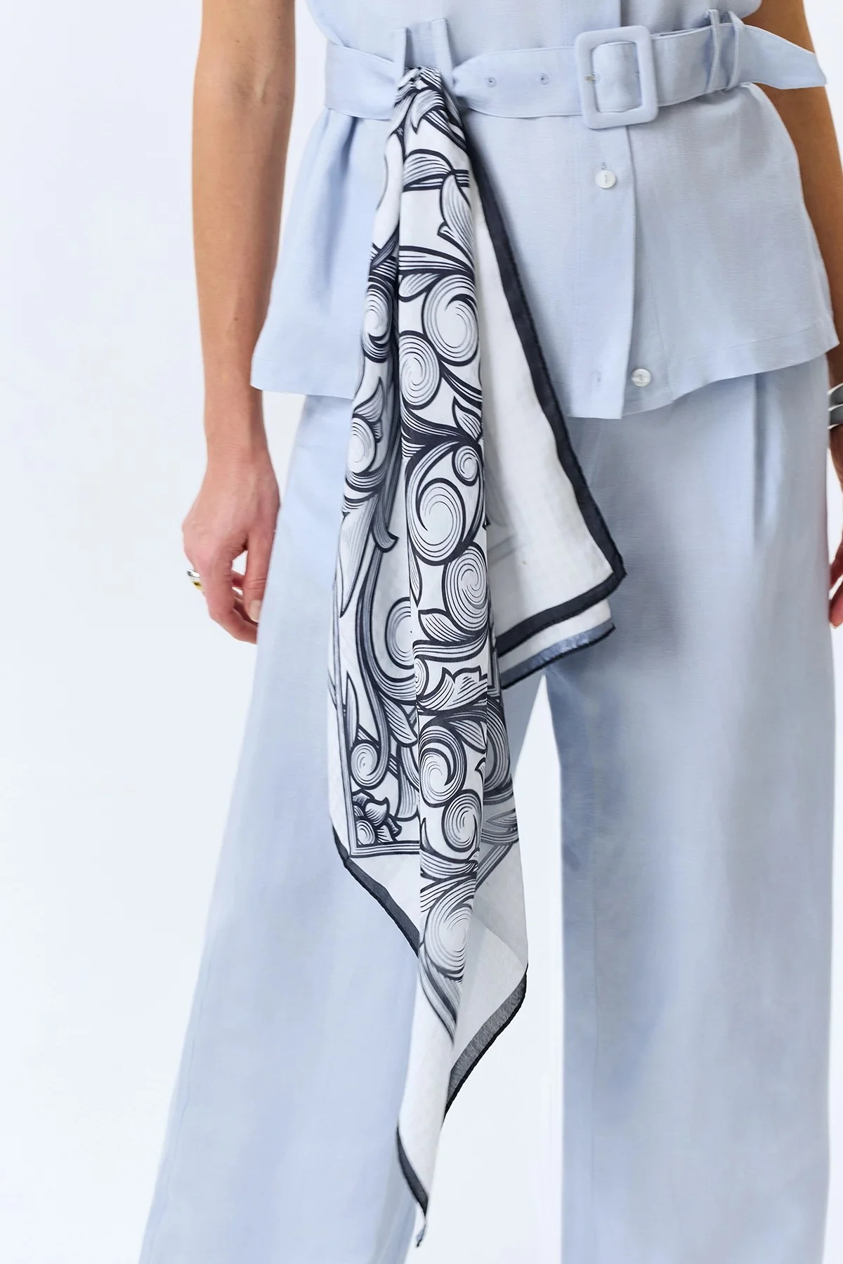 Шейный платок с принтом, One