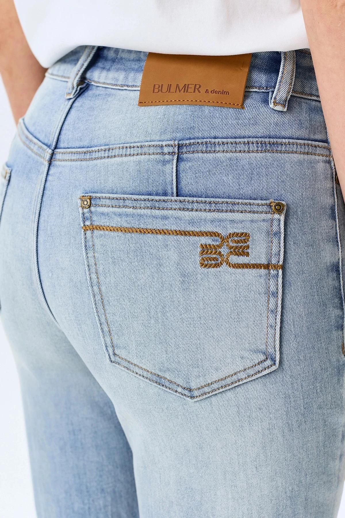 Джинсы Straight fit с мраморной варкой, 36