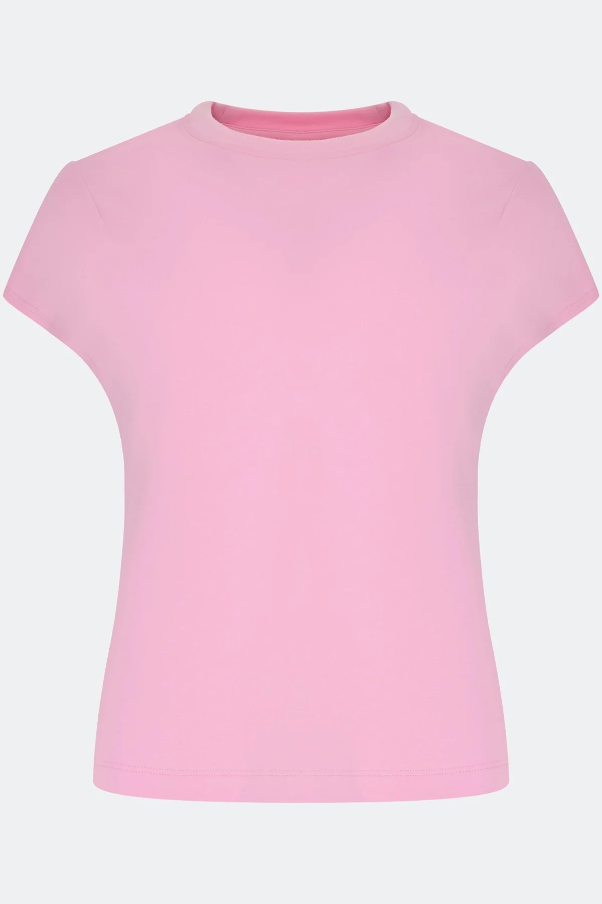 Базовая розовая футболка из 100% хлопка, 42