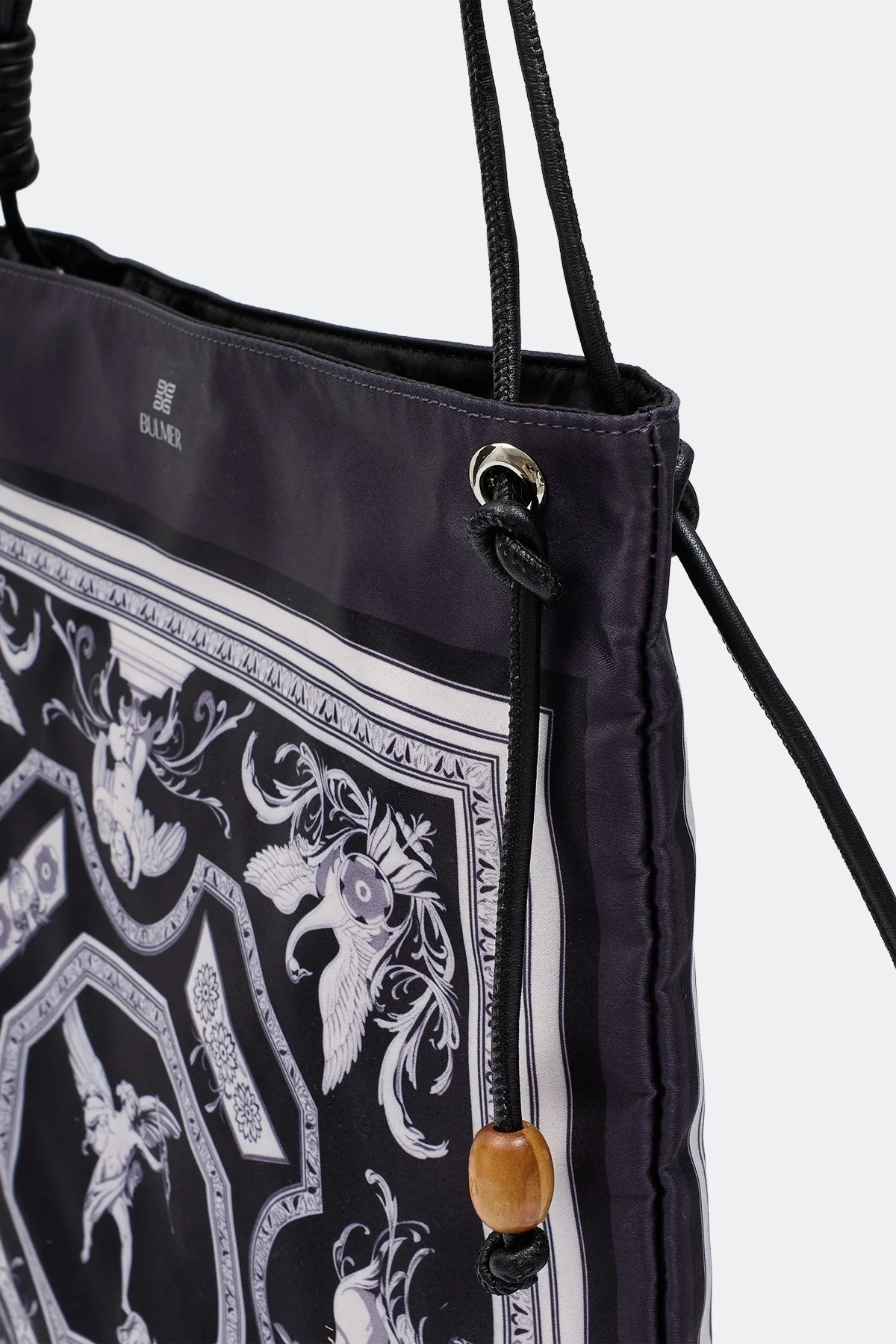 Шоппер из нейлона с монохромным принтом, One