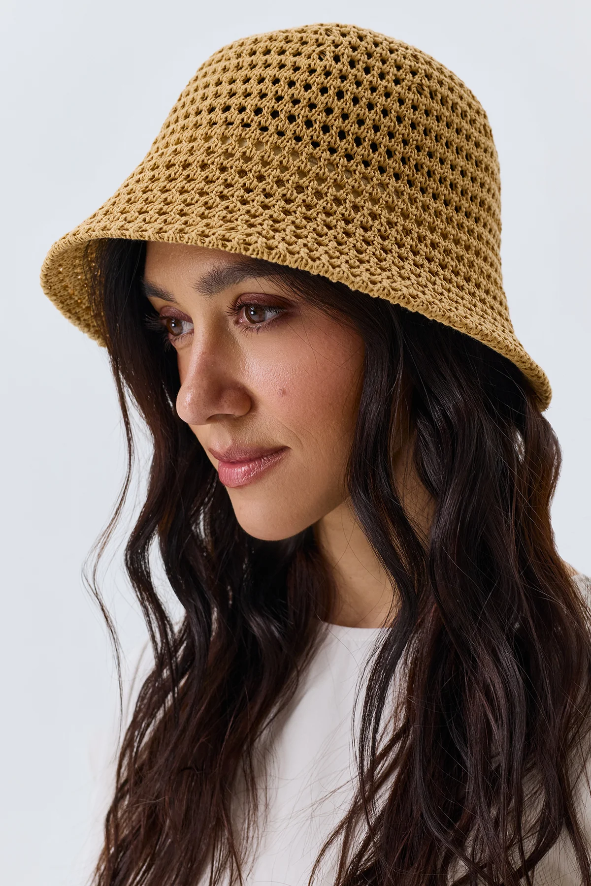 Пляжная ажурная панама, One