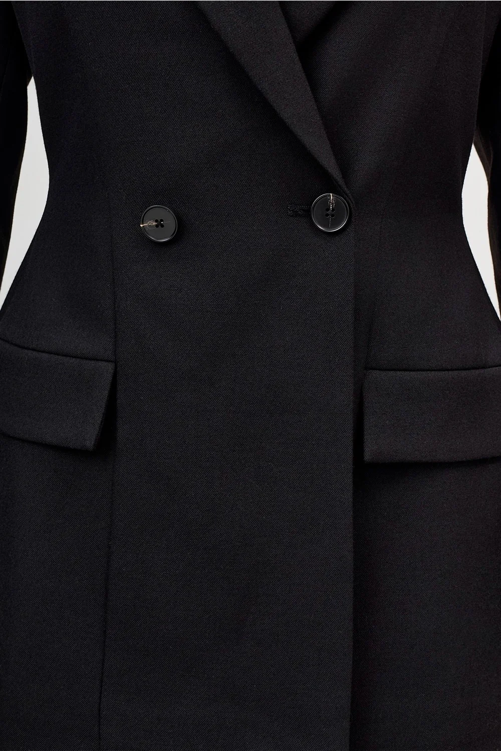 Двубортный жакет приталенного силуэта, 48