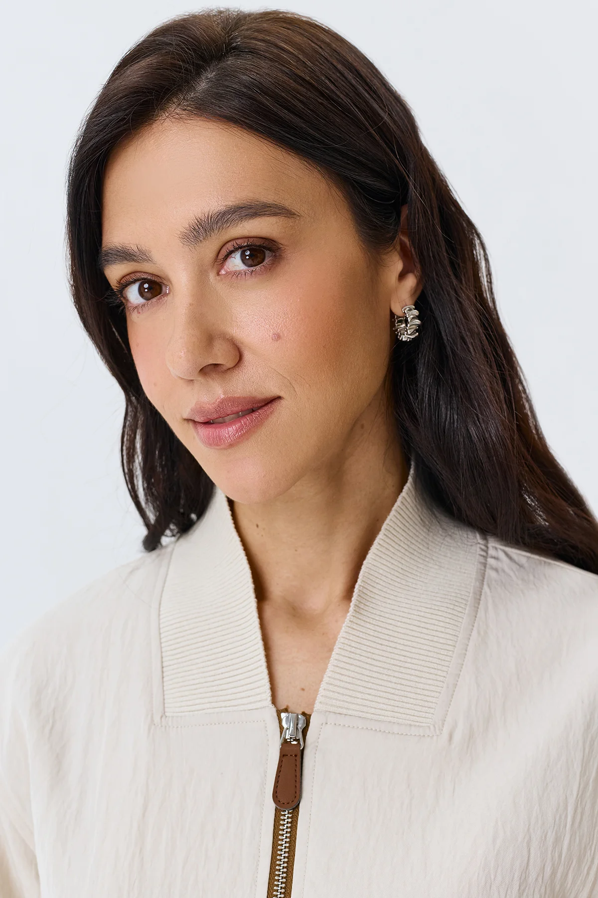 Укороченный бомбер с широким рибом, 42