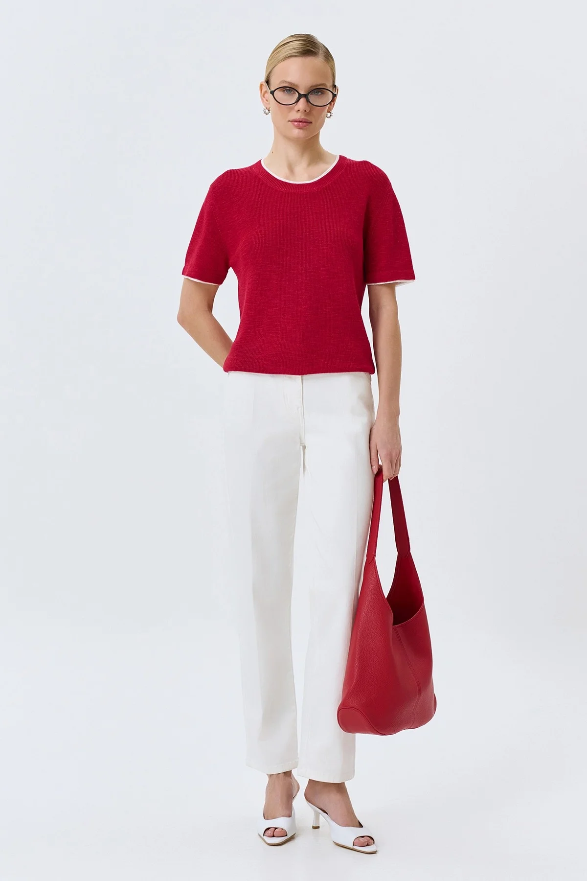 Вязаный джемпер из вискозы, 44