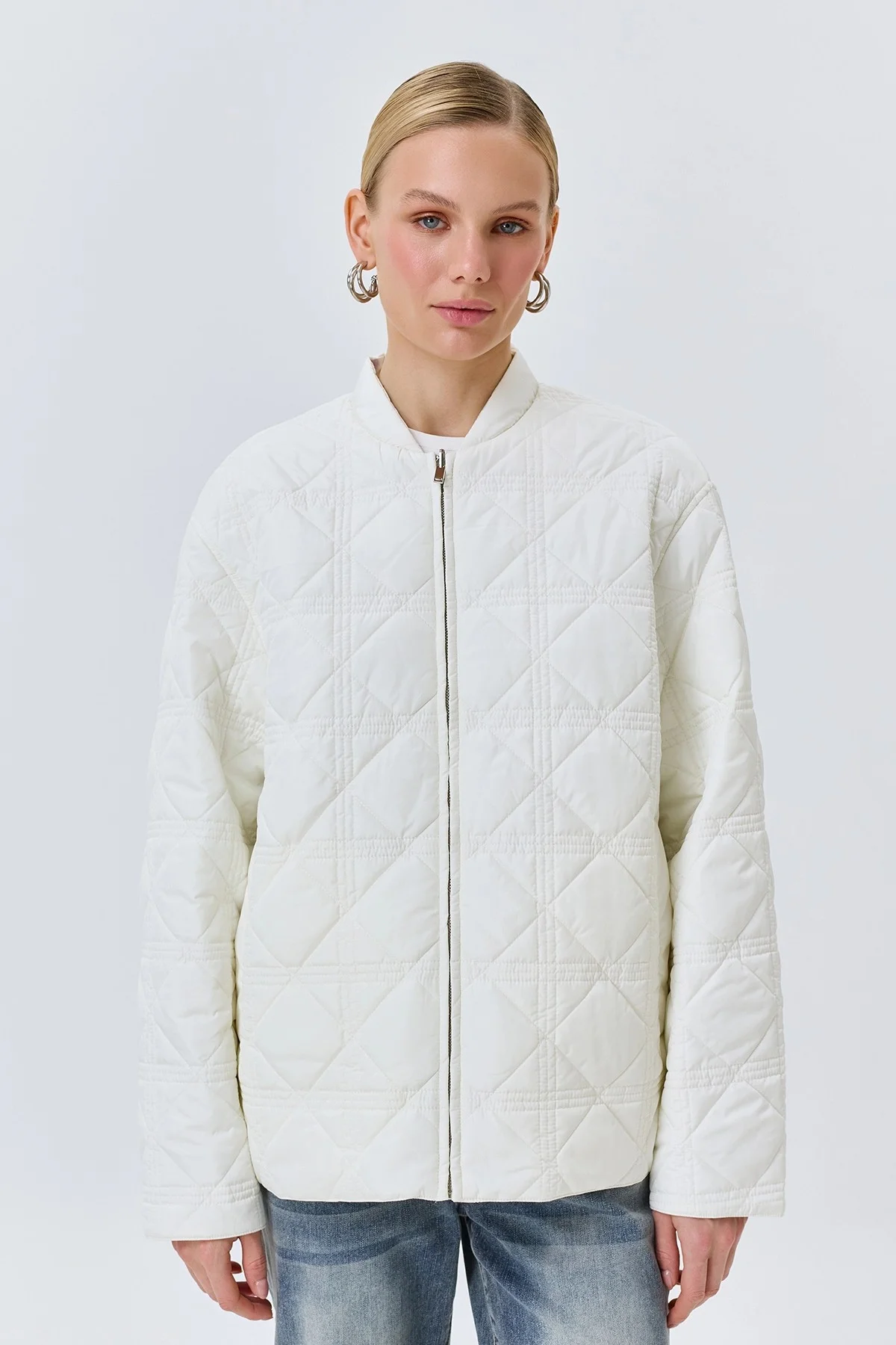 Двусторонняя куртка с флоральным принтом, 52