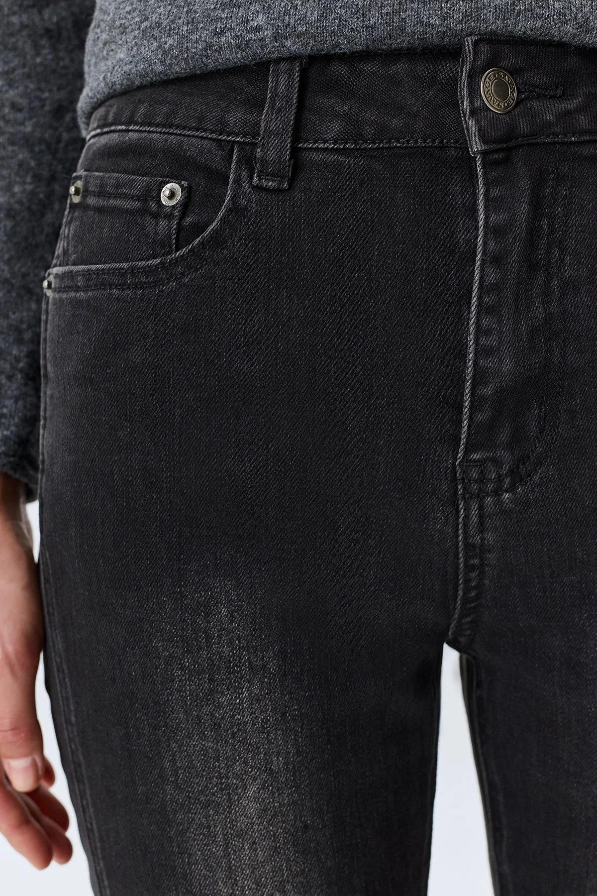 Джинсы Straight fit, черные, 52