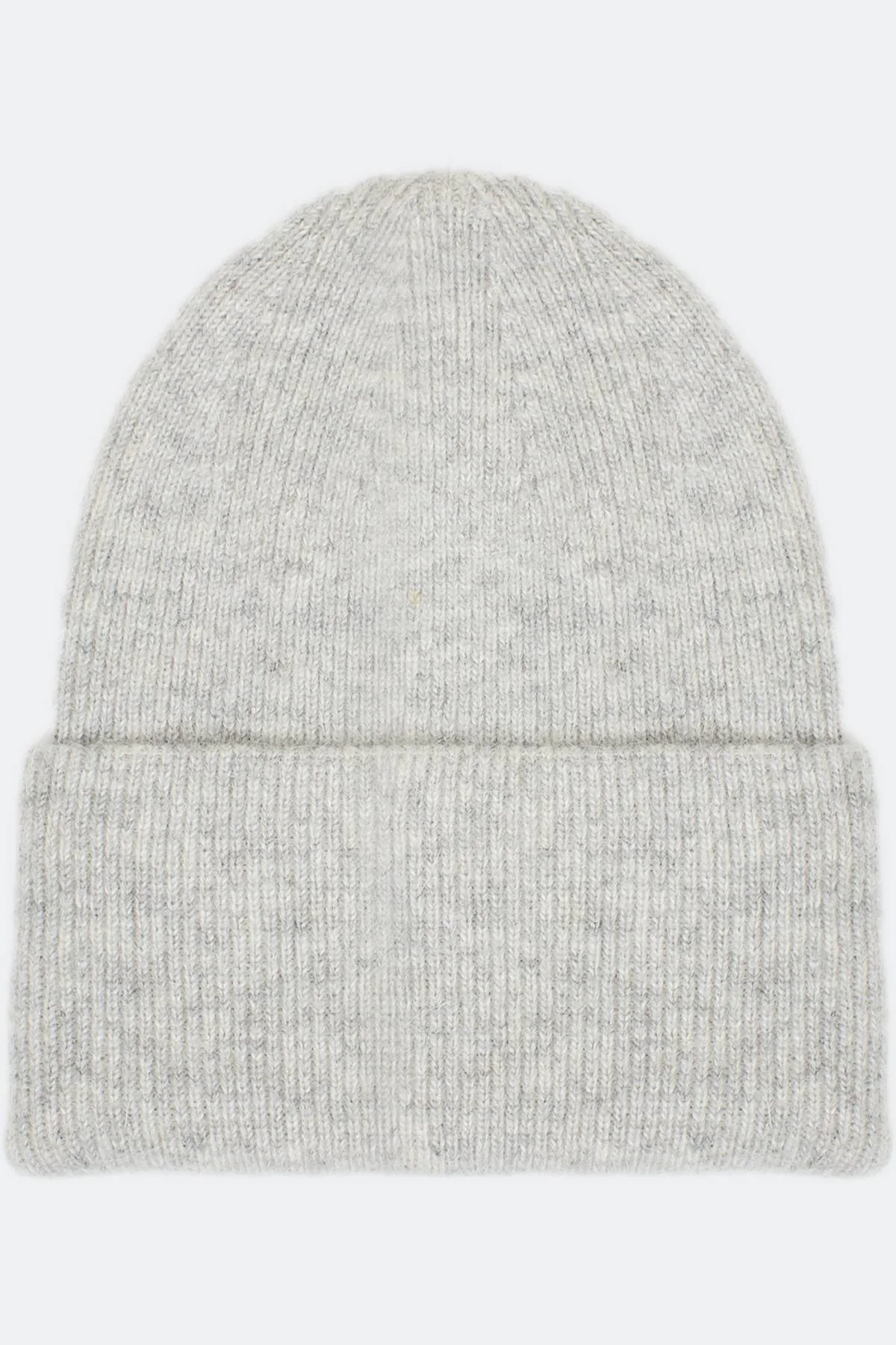 Серая шапка бини с широким отворотом, One