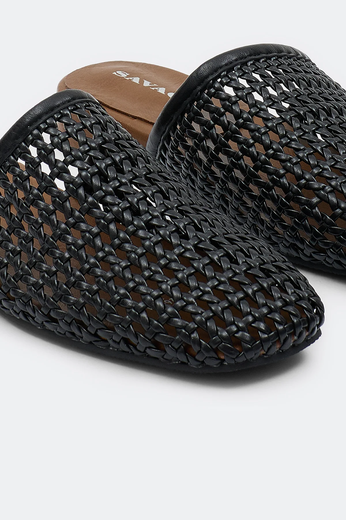 Плетеные кожаные сабо, 36