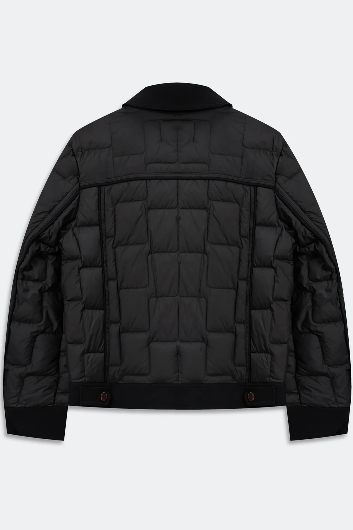 Темная стеганая куртка на натуральном утеплителе, 44