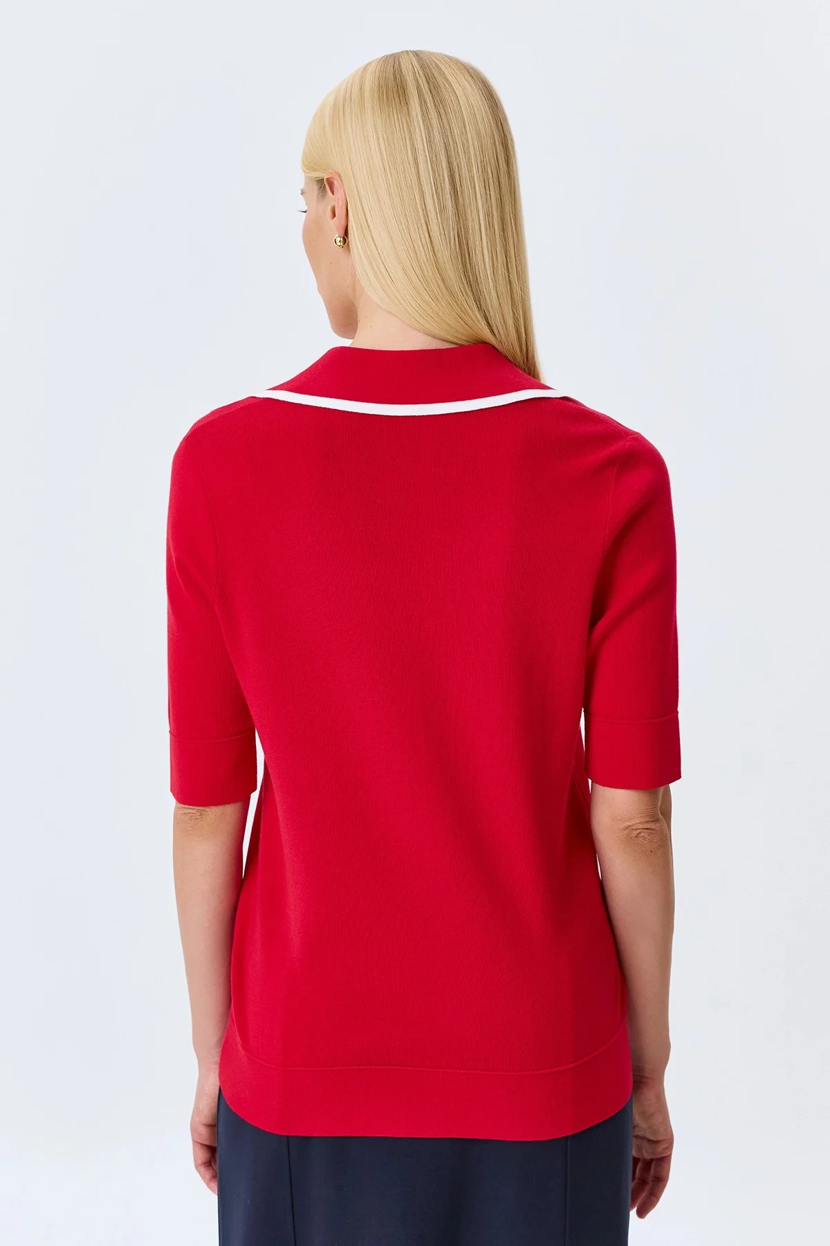 Яркий джемпер-поло, 36