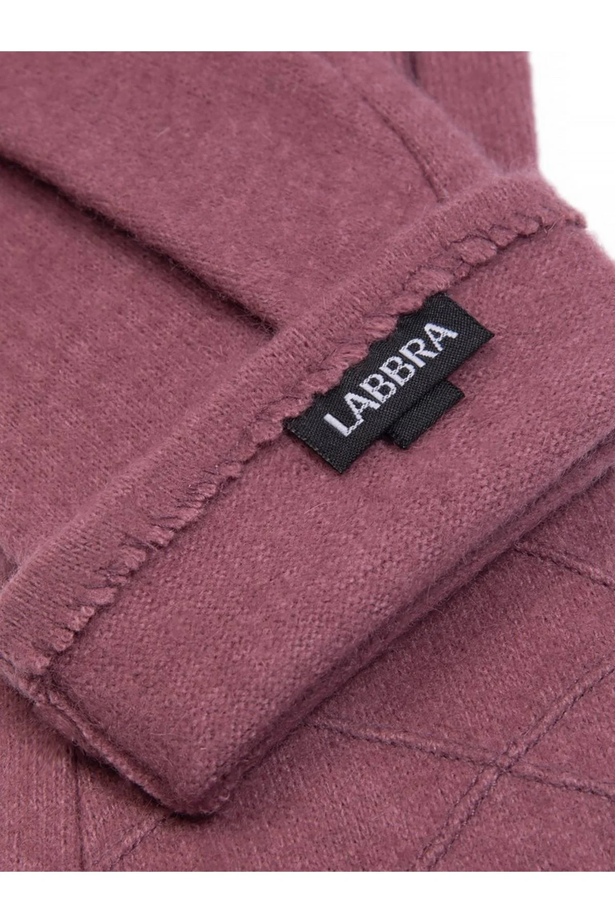 Перчатки серо-розовые, S