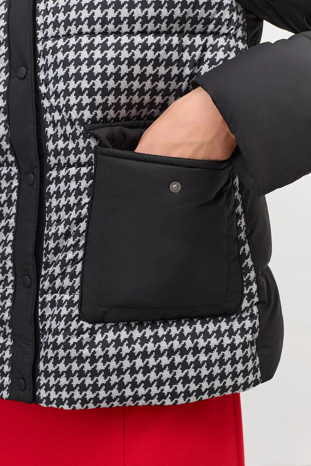 Лимитрированная серия куртка с контрастными деталями и палантин, 44