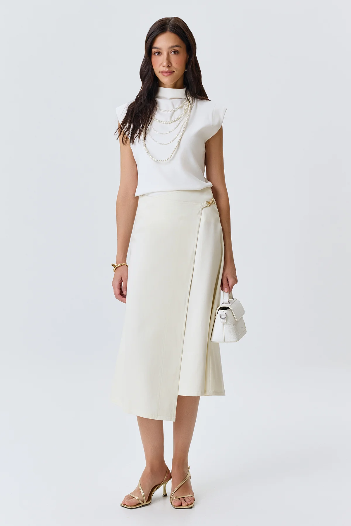 Асимметричная юбка на запах, 52