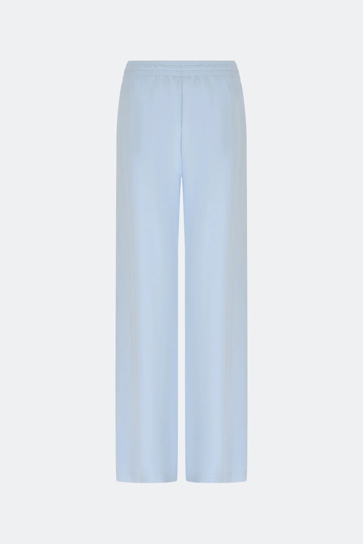 Трикотажные голубые брюки из хлопка, 44