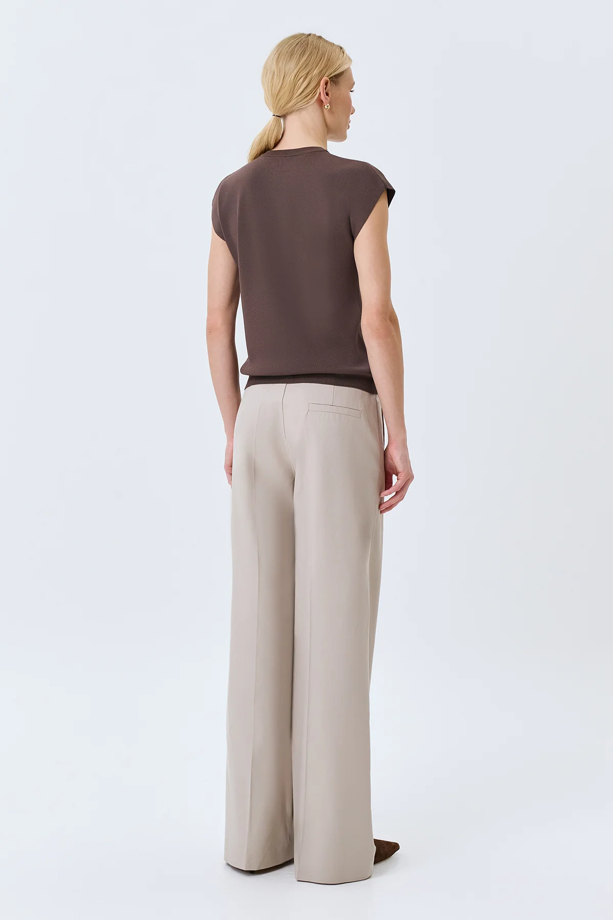 Вязаный топ из вискозы, 42