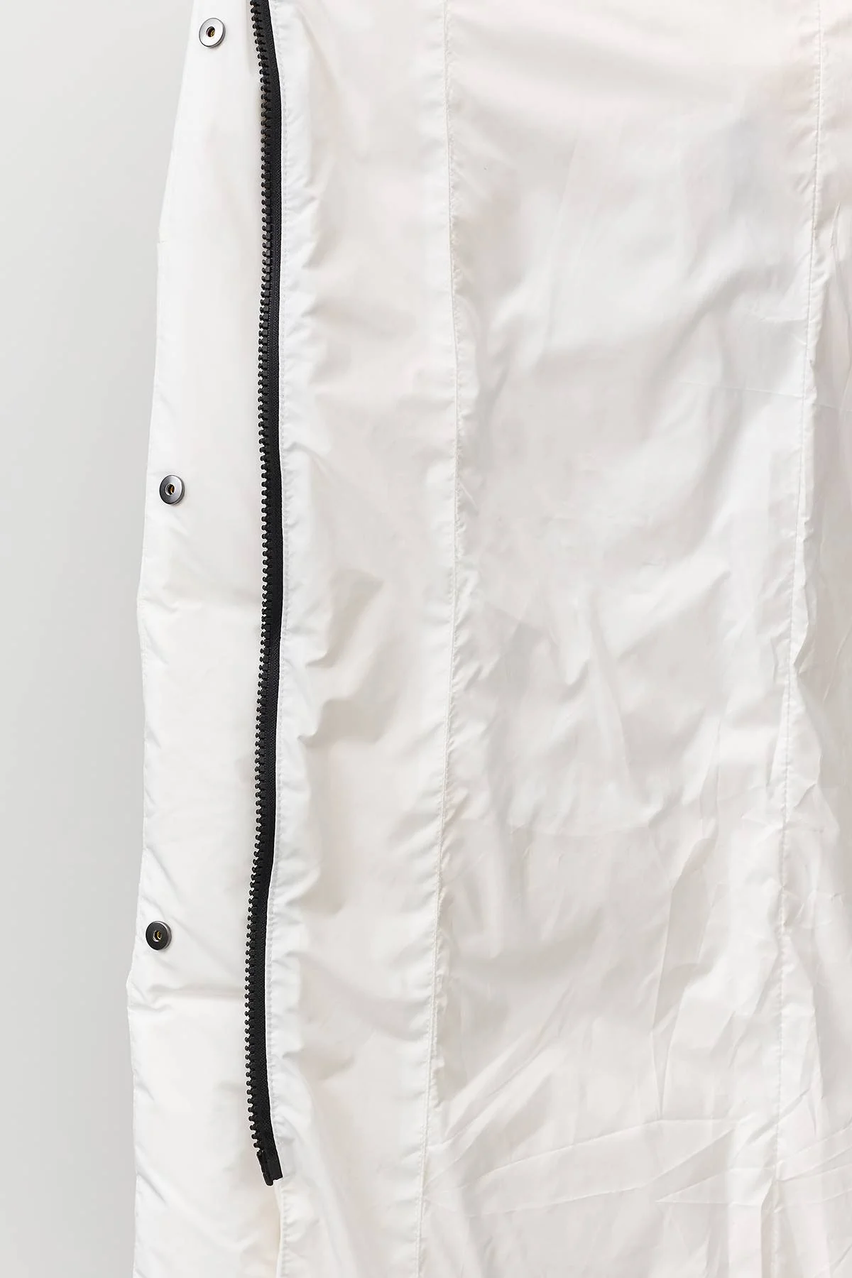 Лимитированная серия белый длинный пуховик на натуральном утеплителе и палантин, 48