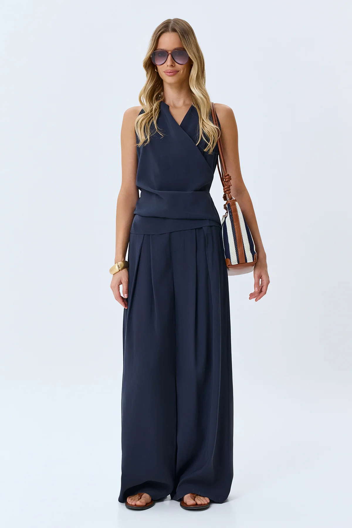 Брюки-палаццо из района, 46