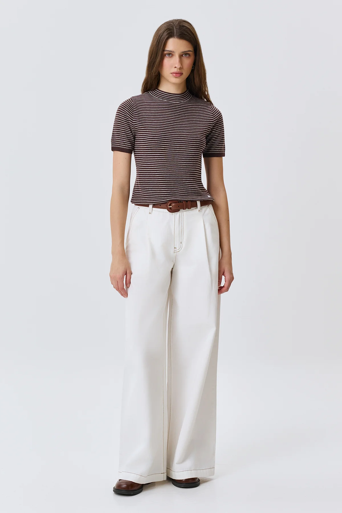 Джинсы широкие палаццо, 50