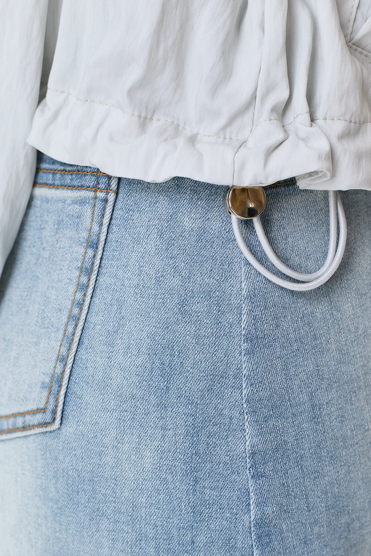 Жакет из тенселя с высоким воротником, 50