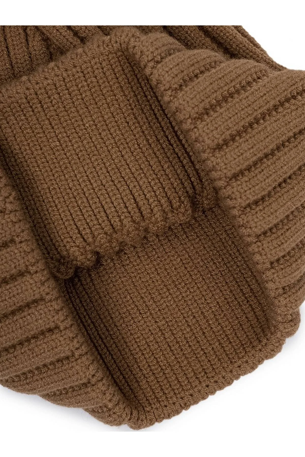 Шапка темно-бежевая, One