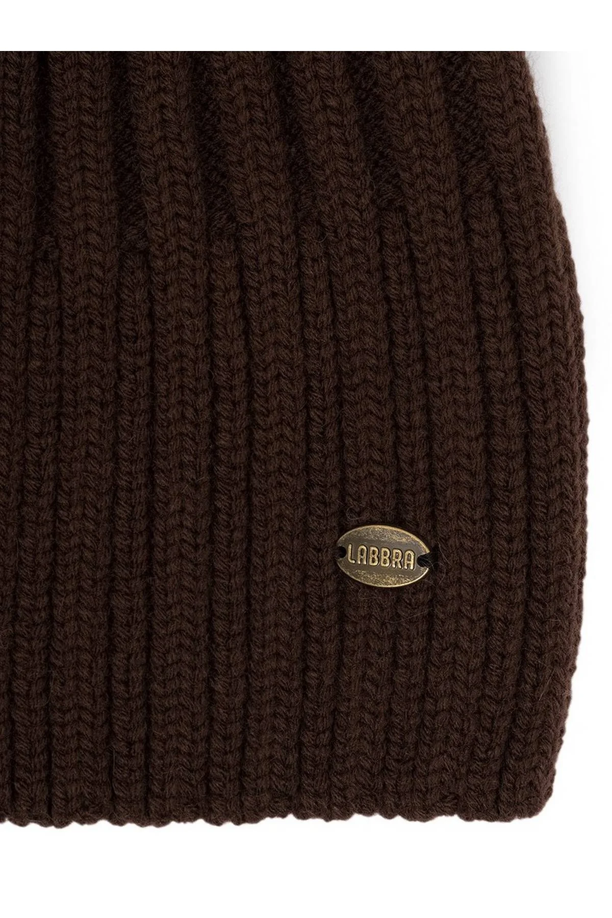 Шапка темно-коричневая, One