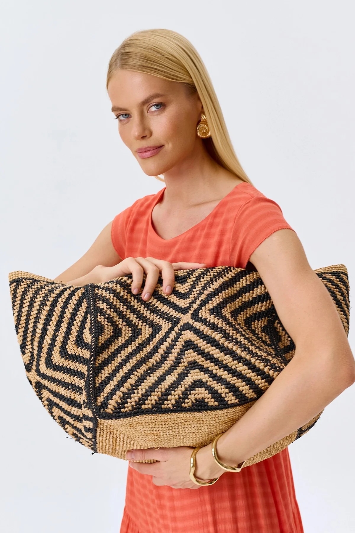 Сумка-шоппер из рафии, One