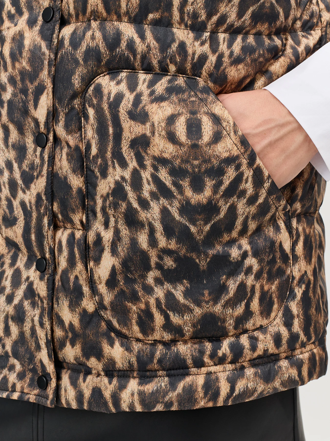 Лимитированная серия жилет с принтом и палантин, 38