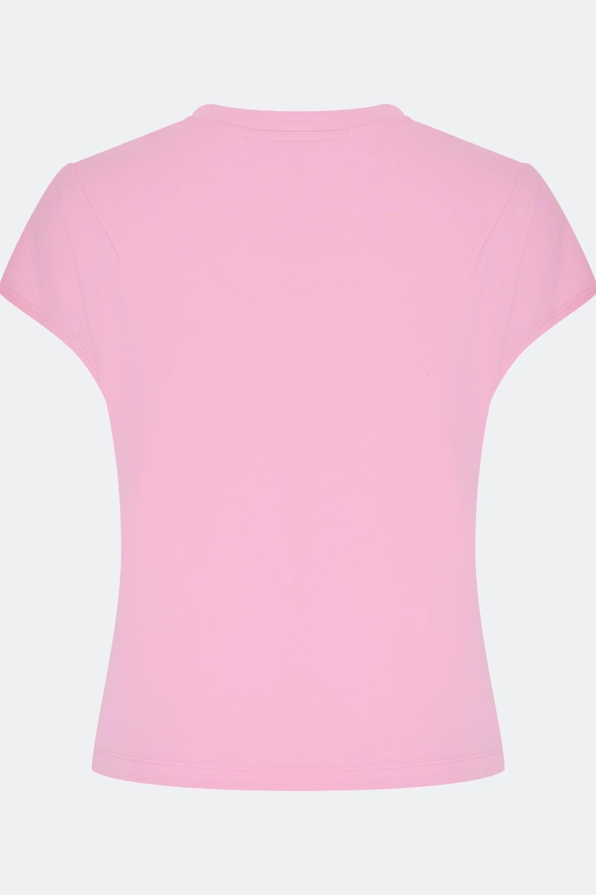 Базовая розовая футболка из 100% хлопка, 48
