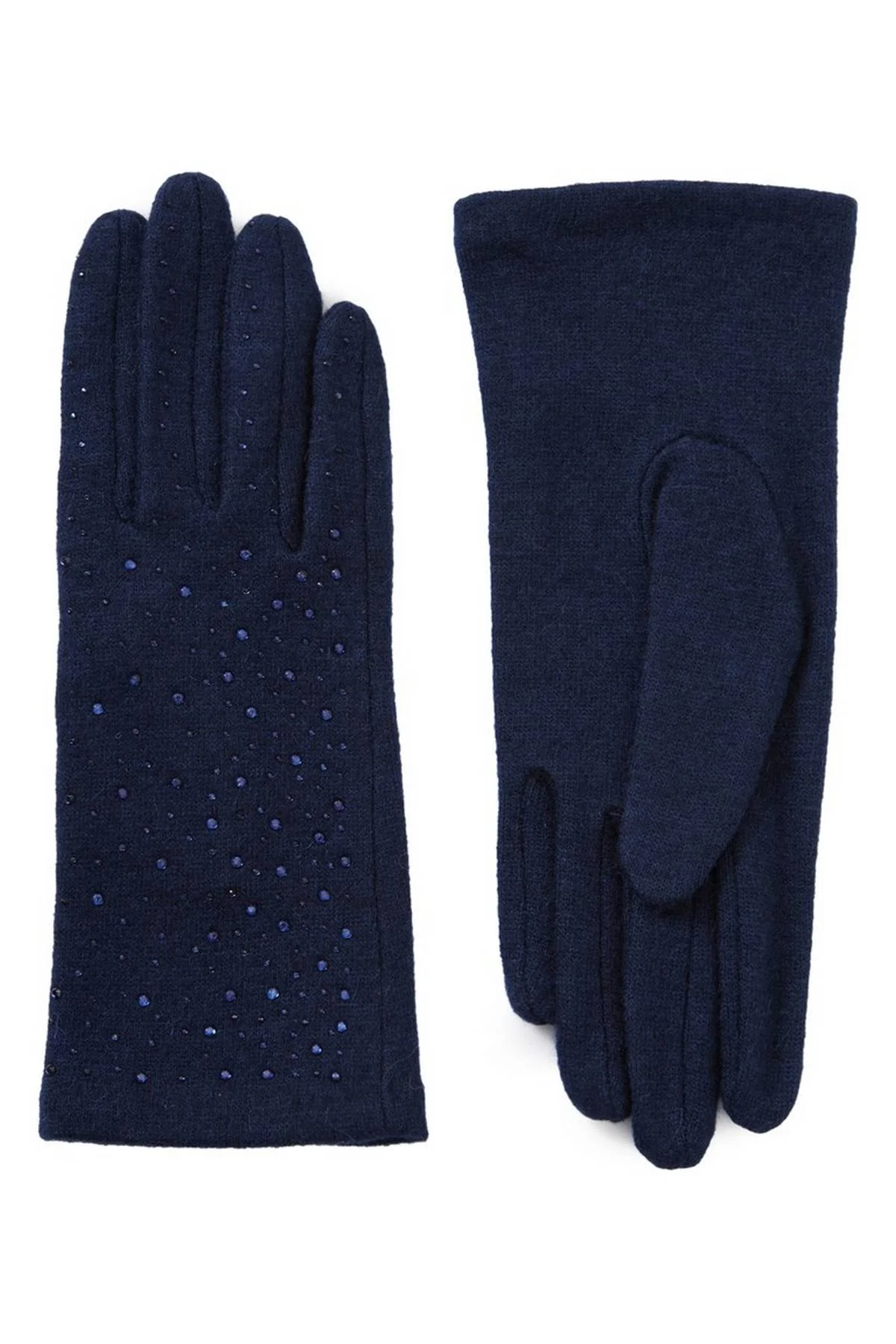 Перчатки сине-фиолетовые, M