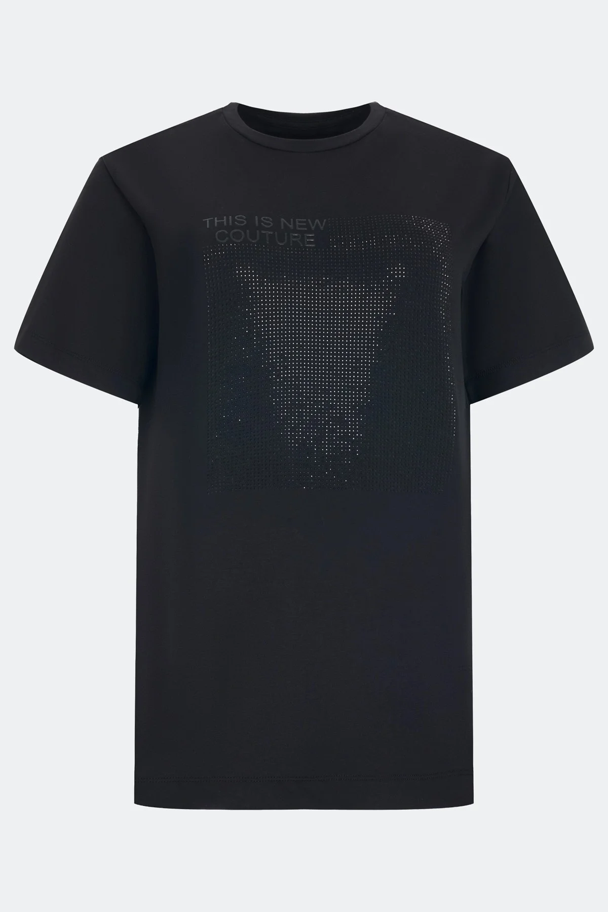 Футболка с искрящимися стразами, 42