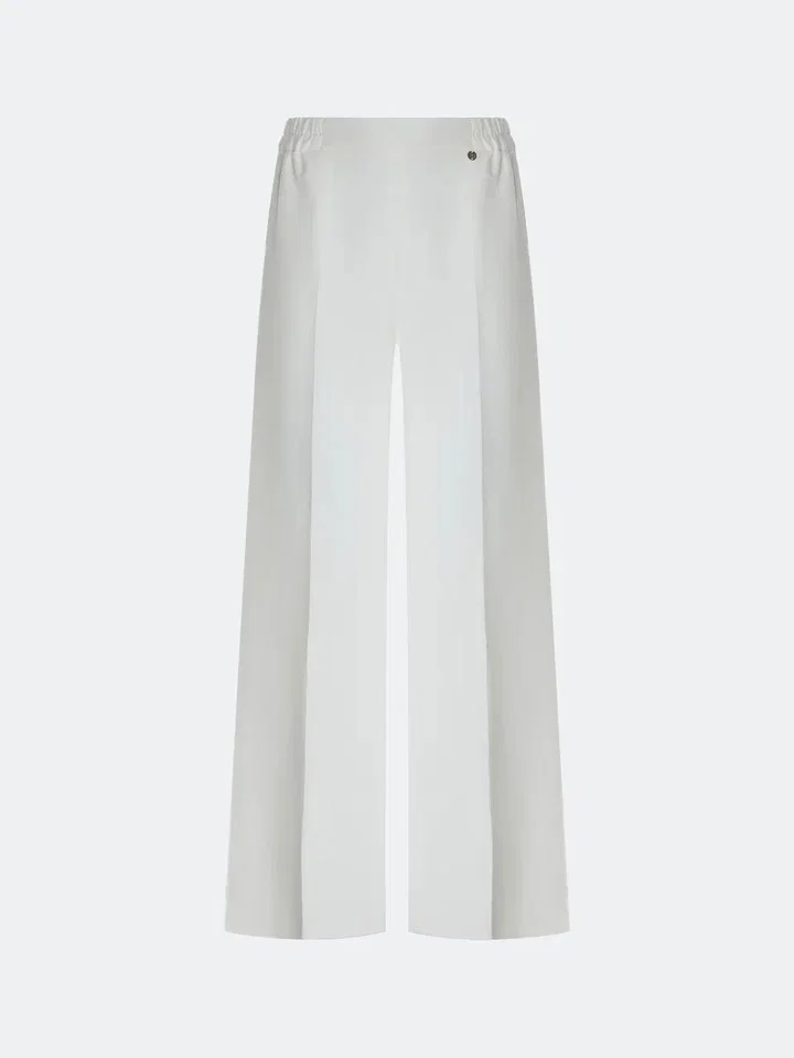 Льняные брюки с мягкими стрелками, 44