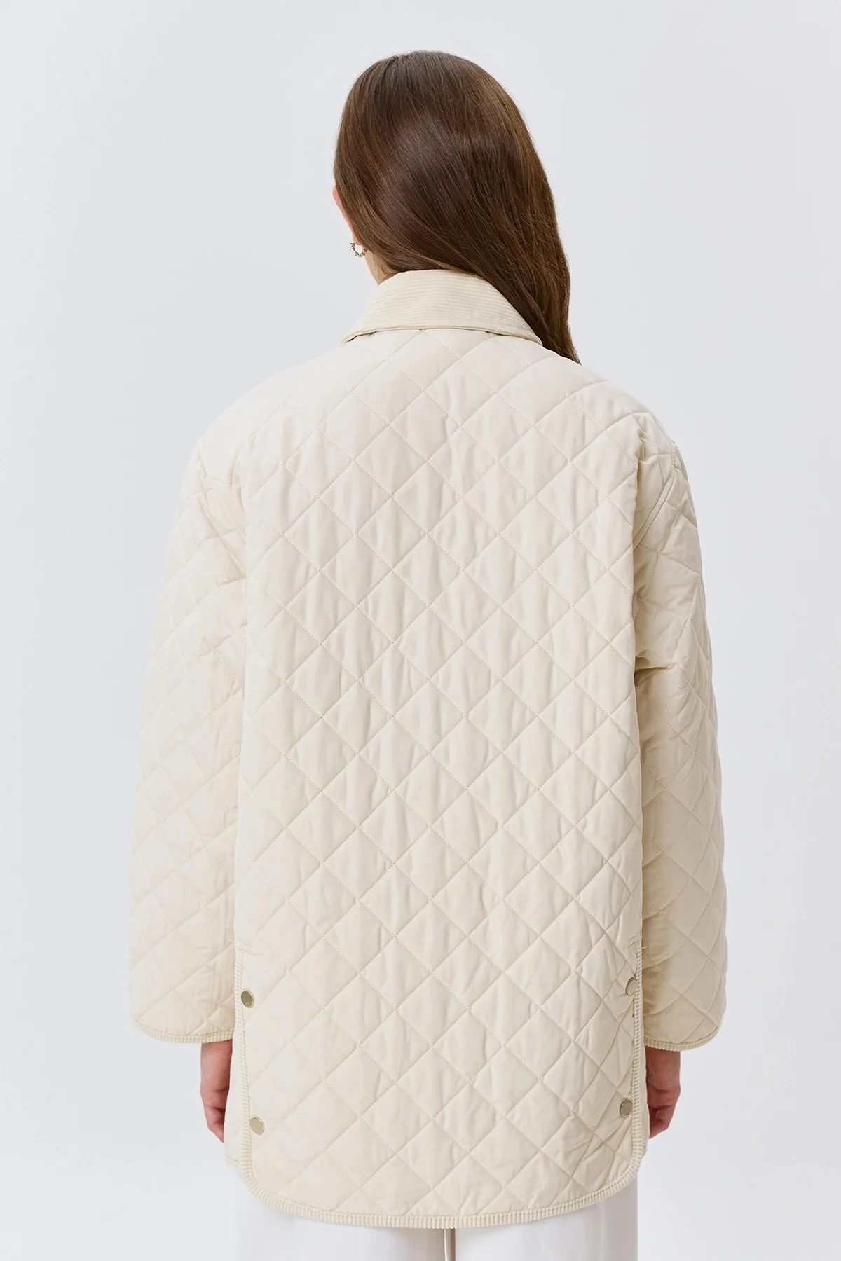 Укороченное пальто из смесового хлопка, 46