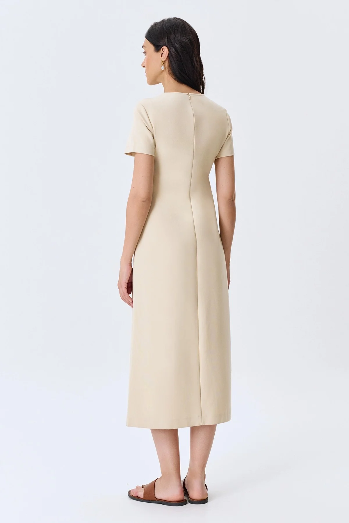 Базовое платье из смесовой вискозы, 42