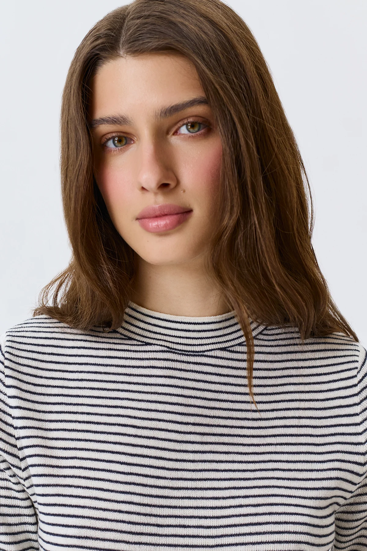 Джемпер в тонкую полоску, 48