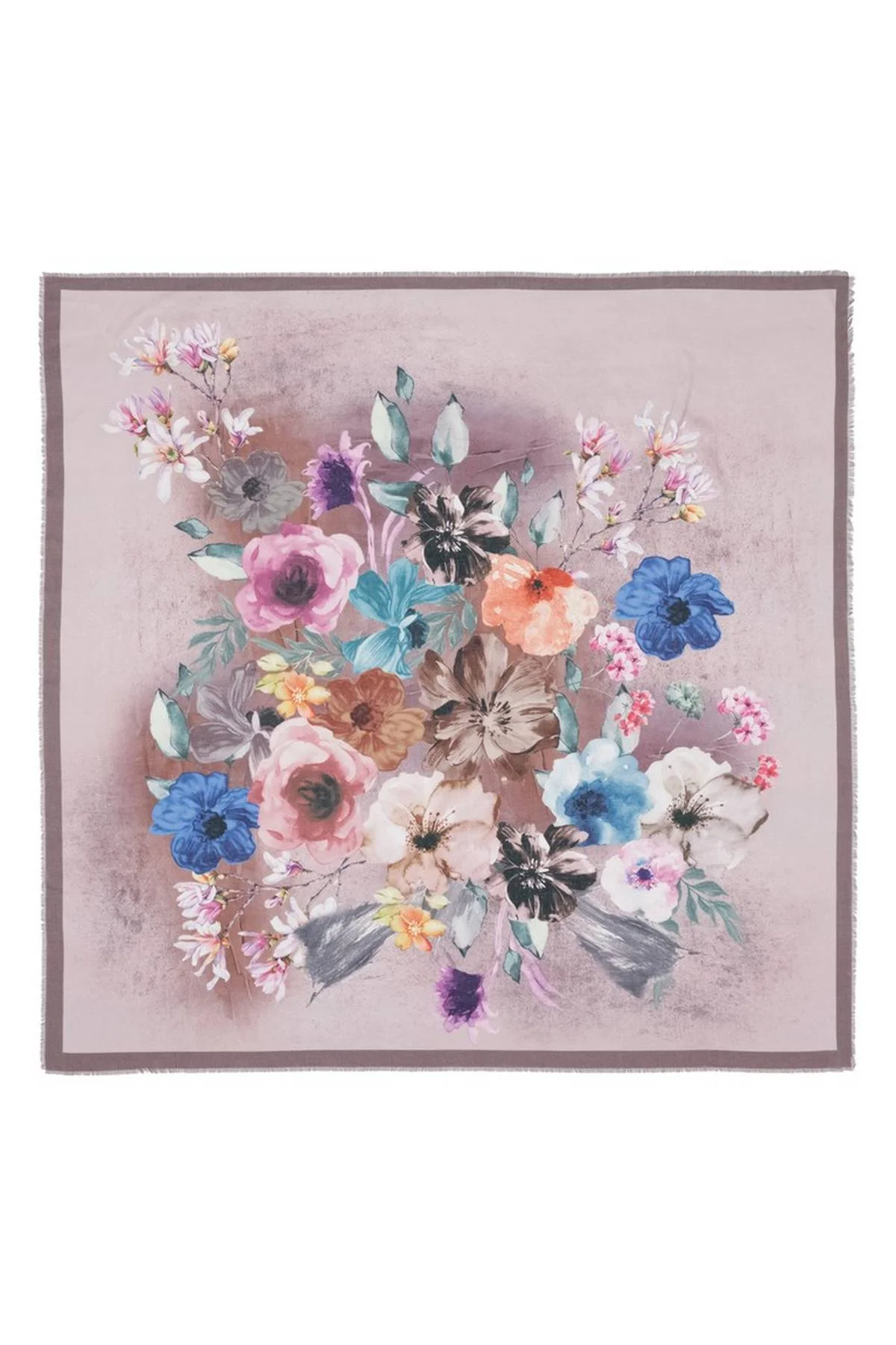 Платок розовый, One