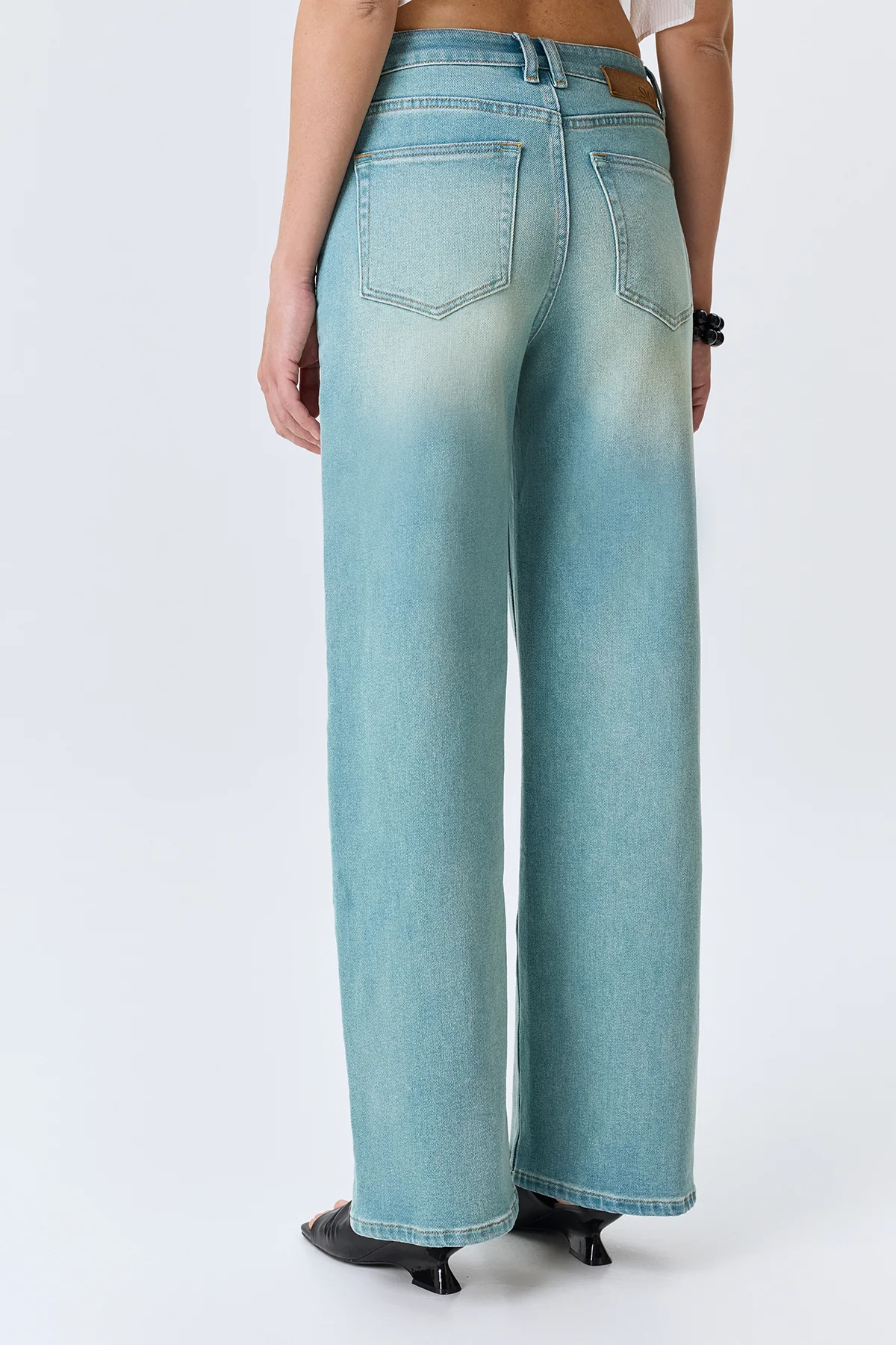 Бирюзовые джинсы Straight fit, 52