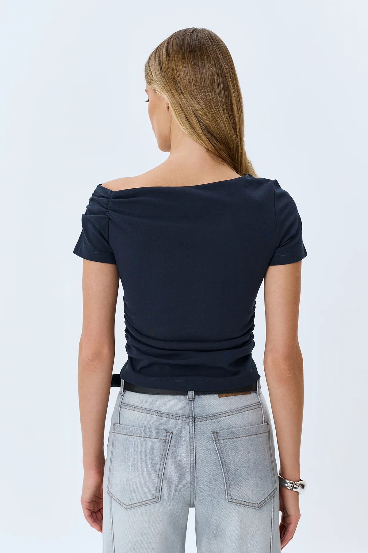 Асимметричный топ с драпировкой, 48