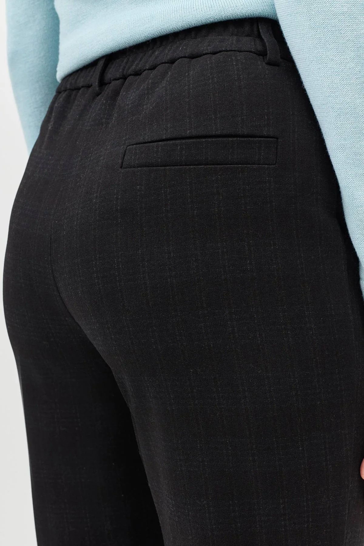 Лимитированная серия базовые утепленные брюки в клетку и ремень, 46