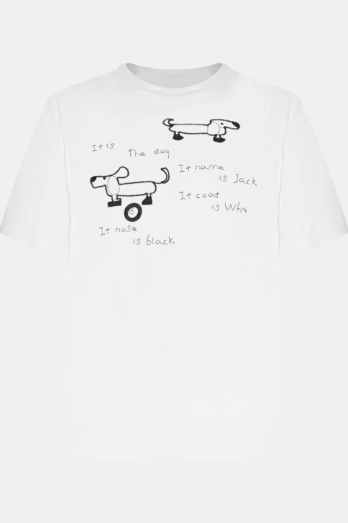 Футболка с монохромным принтом, 36