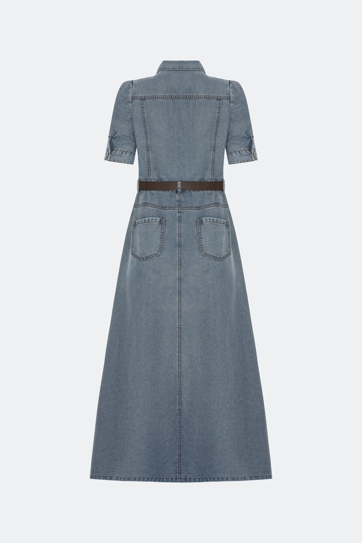 Платье-миди из денима, 52