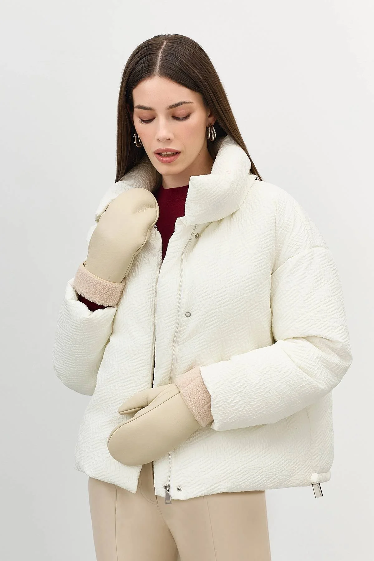 Варежки из искусственной овчины, One