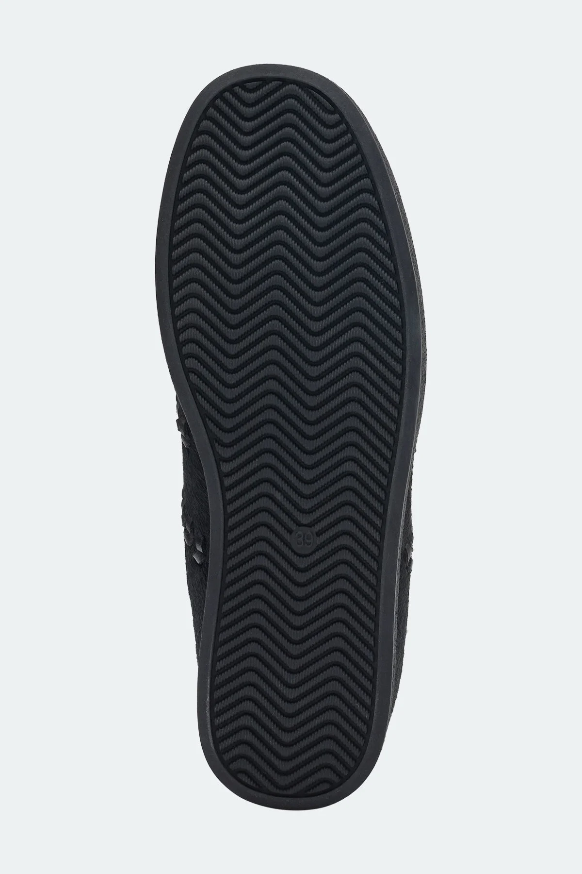 Кроссовки утепленные из ворсистой кожи, 39