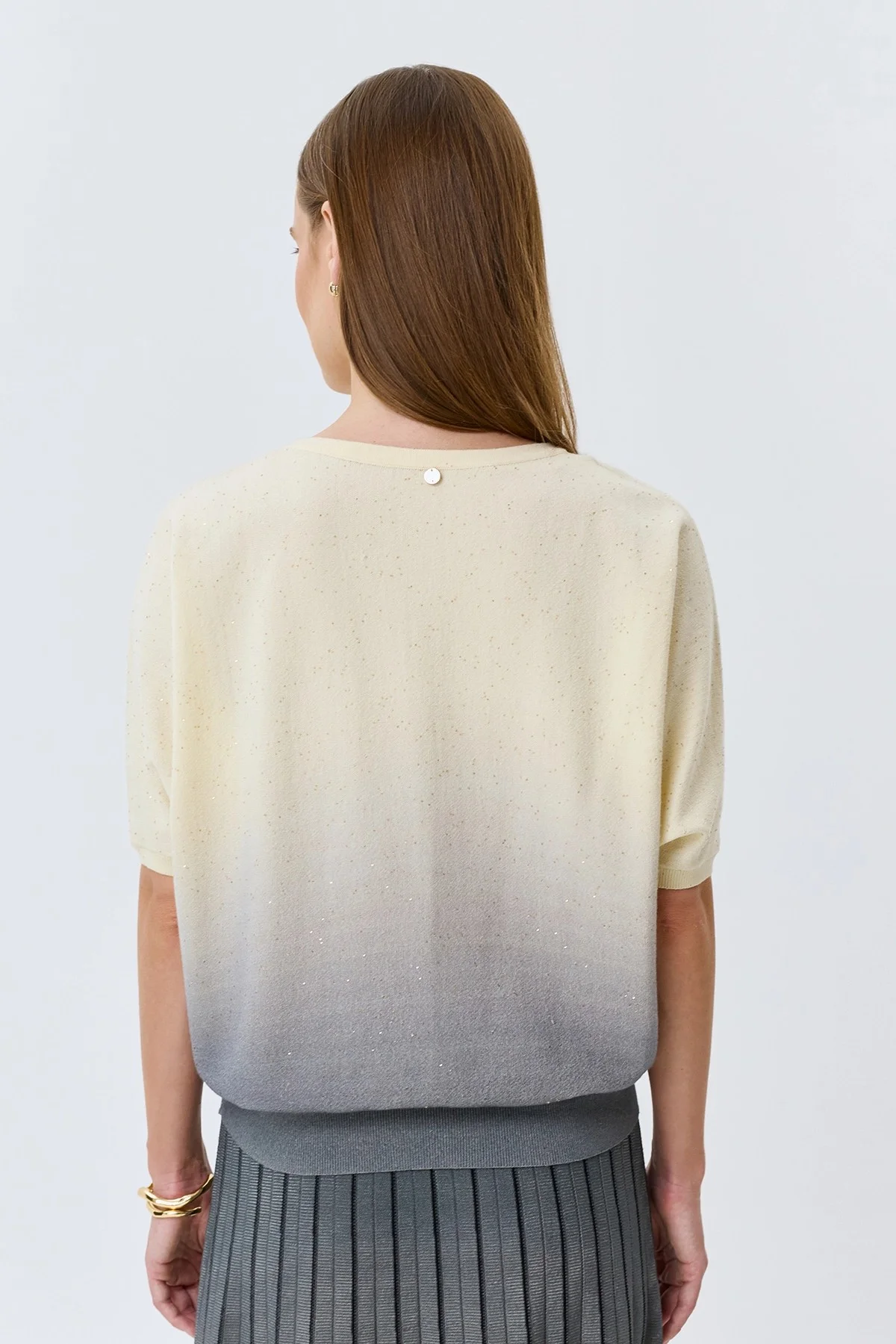 Вязаный джемпер с градиентом, 42