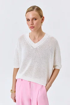 Вязаный джемпер из вискозы